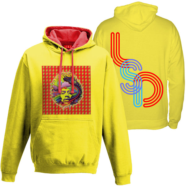 LSD Hoodie - Jimi Hendrix (Banana & Strawberry)