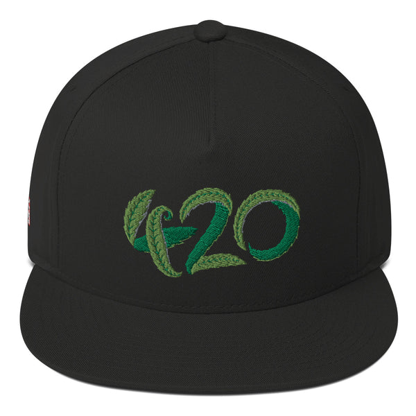 420 Black Snapback