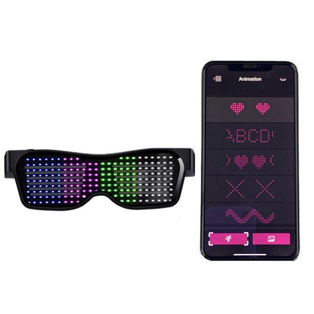 Programmable LED Glasses