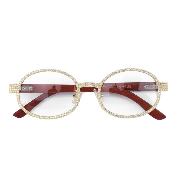 Icey Glasses (Red Wood)