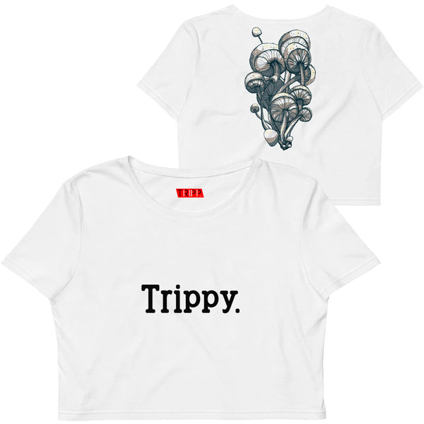 Trippy Mushie Crop Top